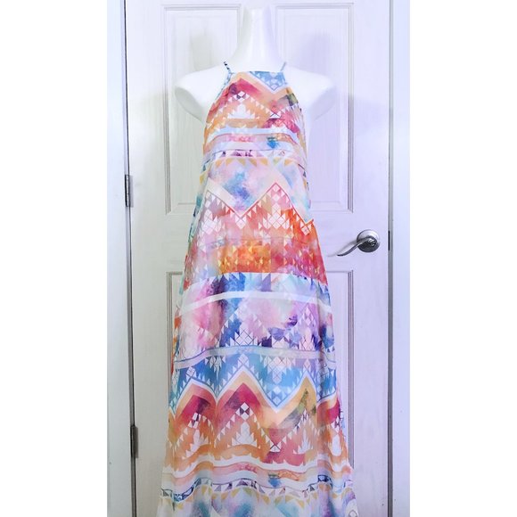 Moving Sale! Worn Once Show Me Your Mumu Bronte Maxi Dress w/ Sheer Overlay Med - Picture 7 of 14